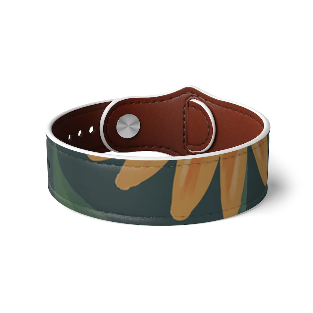 Vegan Leather Wristband