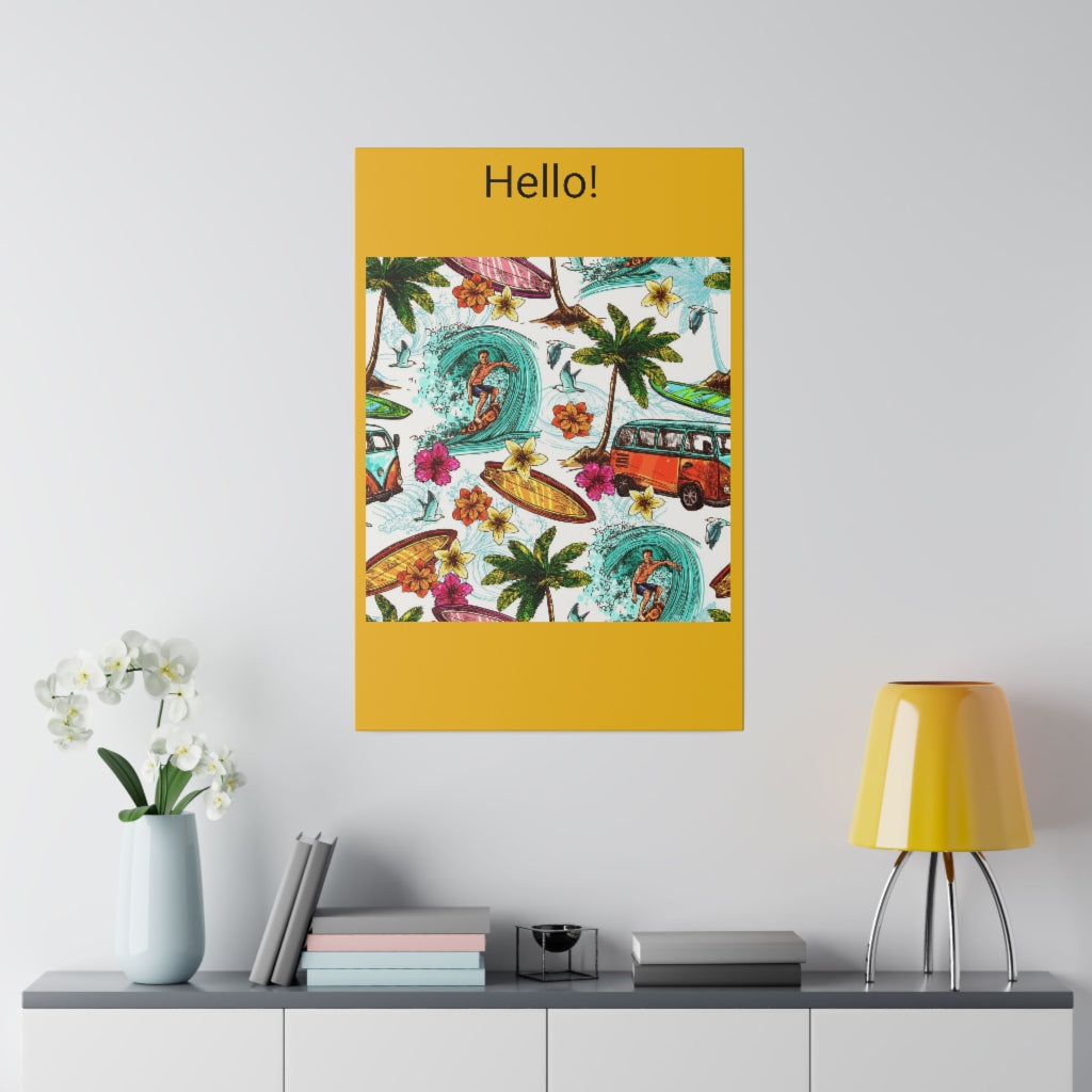 Matte Canvas, Stretched