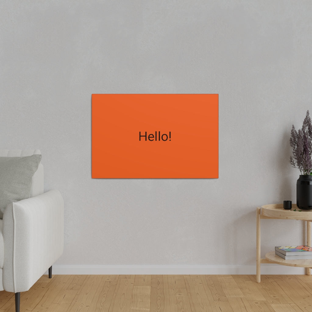 Matte Canvas, Stretched