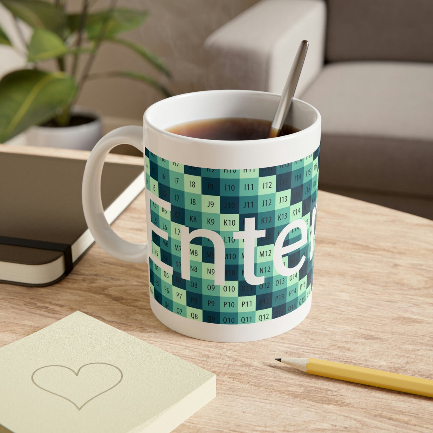 White Ceramic Mug, 11oz