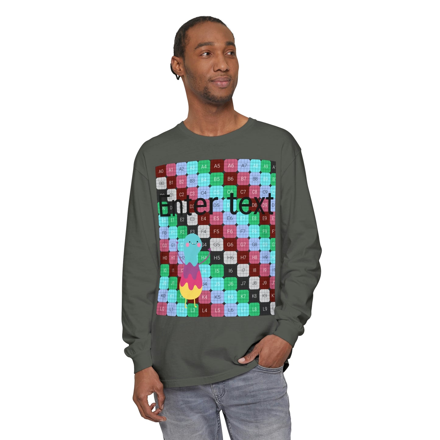 Unisex Garment-dyed Long Sleeve T-Shirt