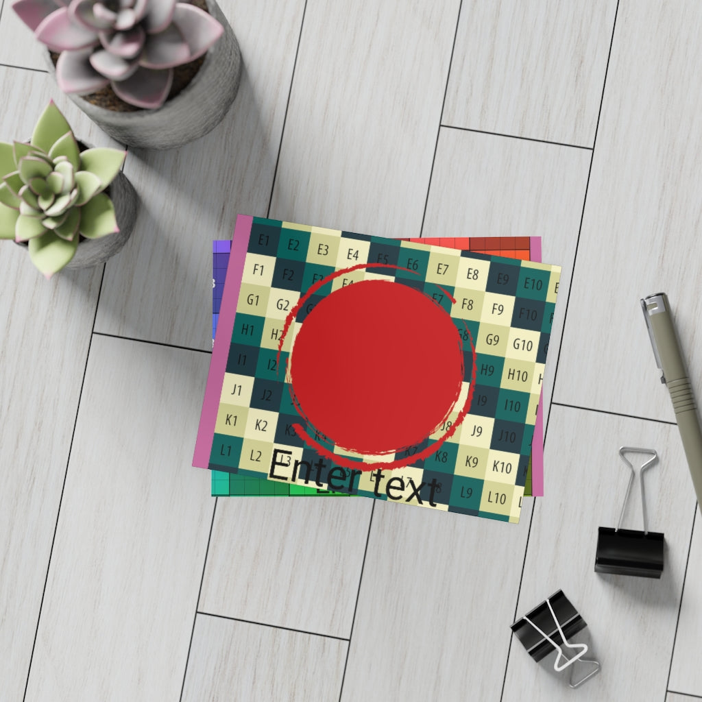 Unfolded Greeting Cards (10, 30, and 50pcs)