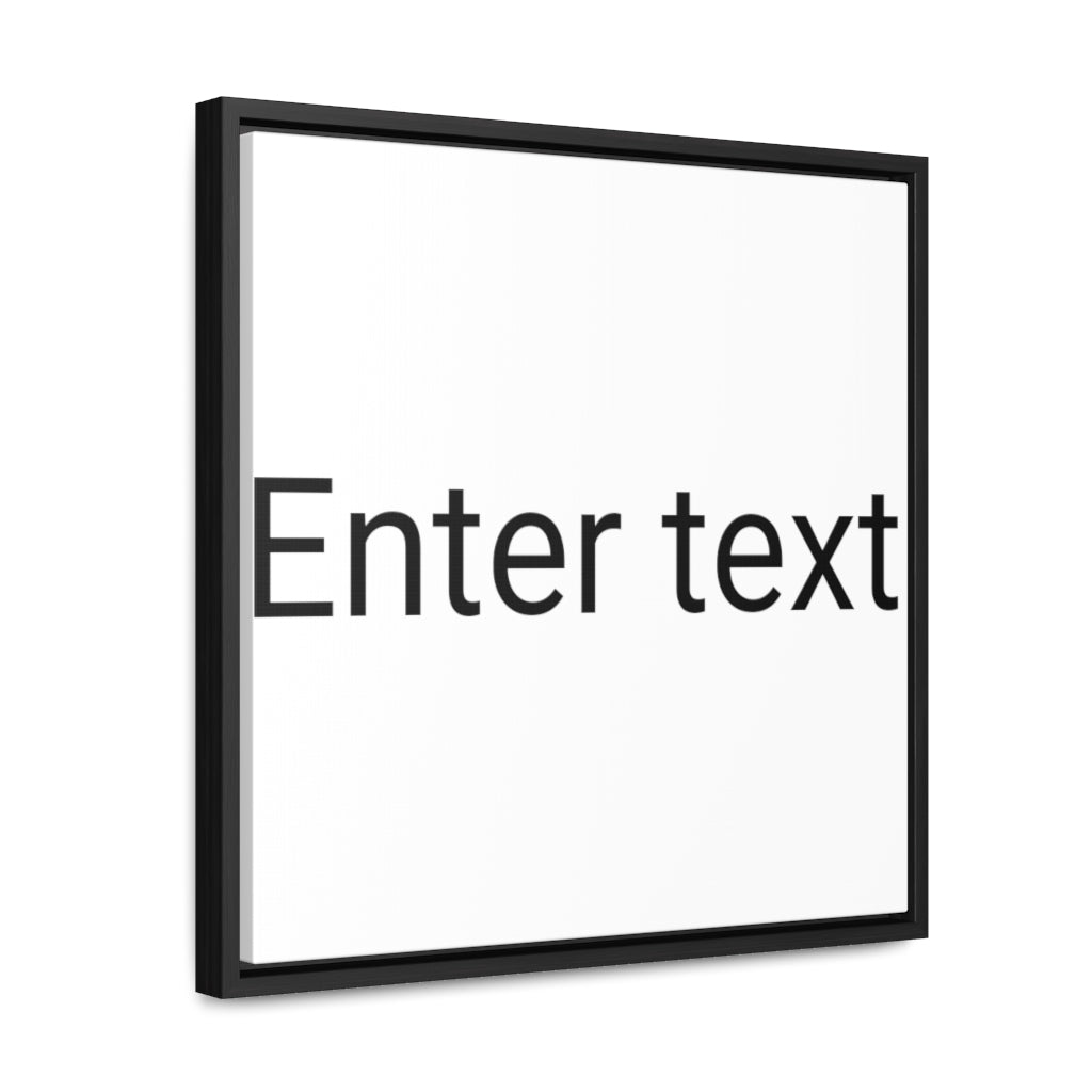 Gallery Canvas Wraps, Square Frame