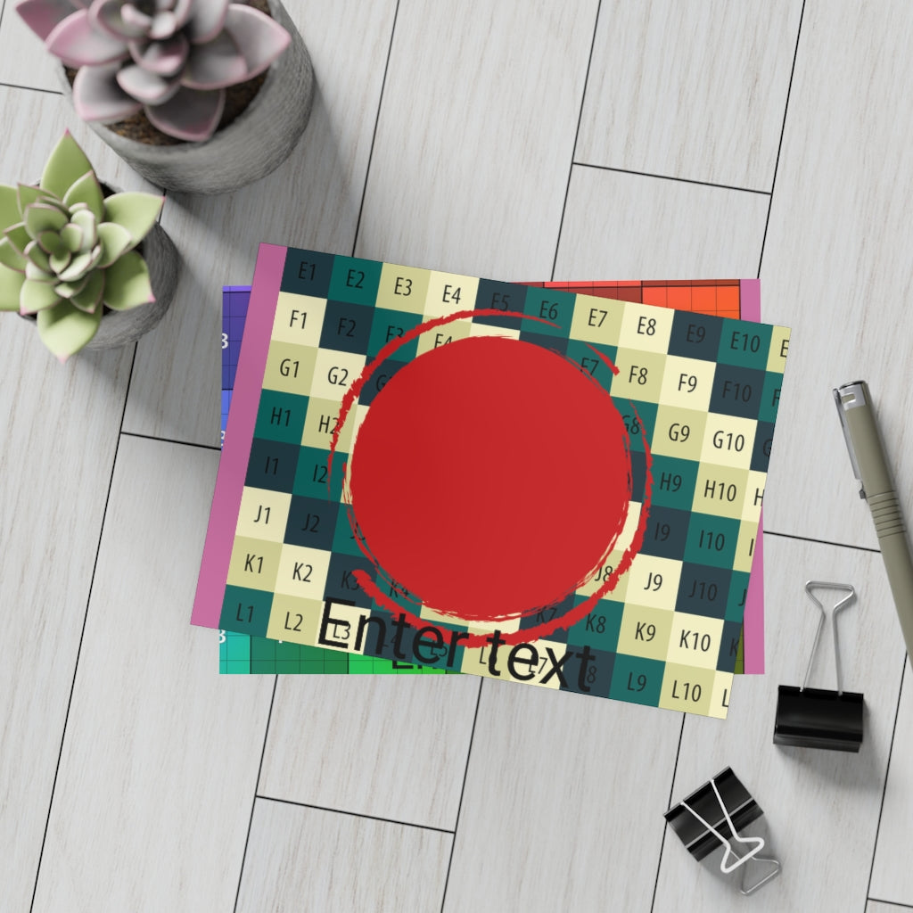 Unfolded Greeting Cards (10, 30, and 50pcs)