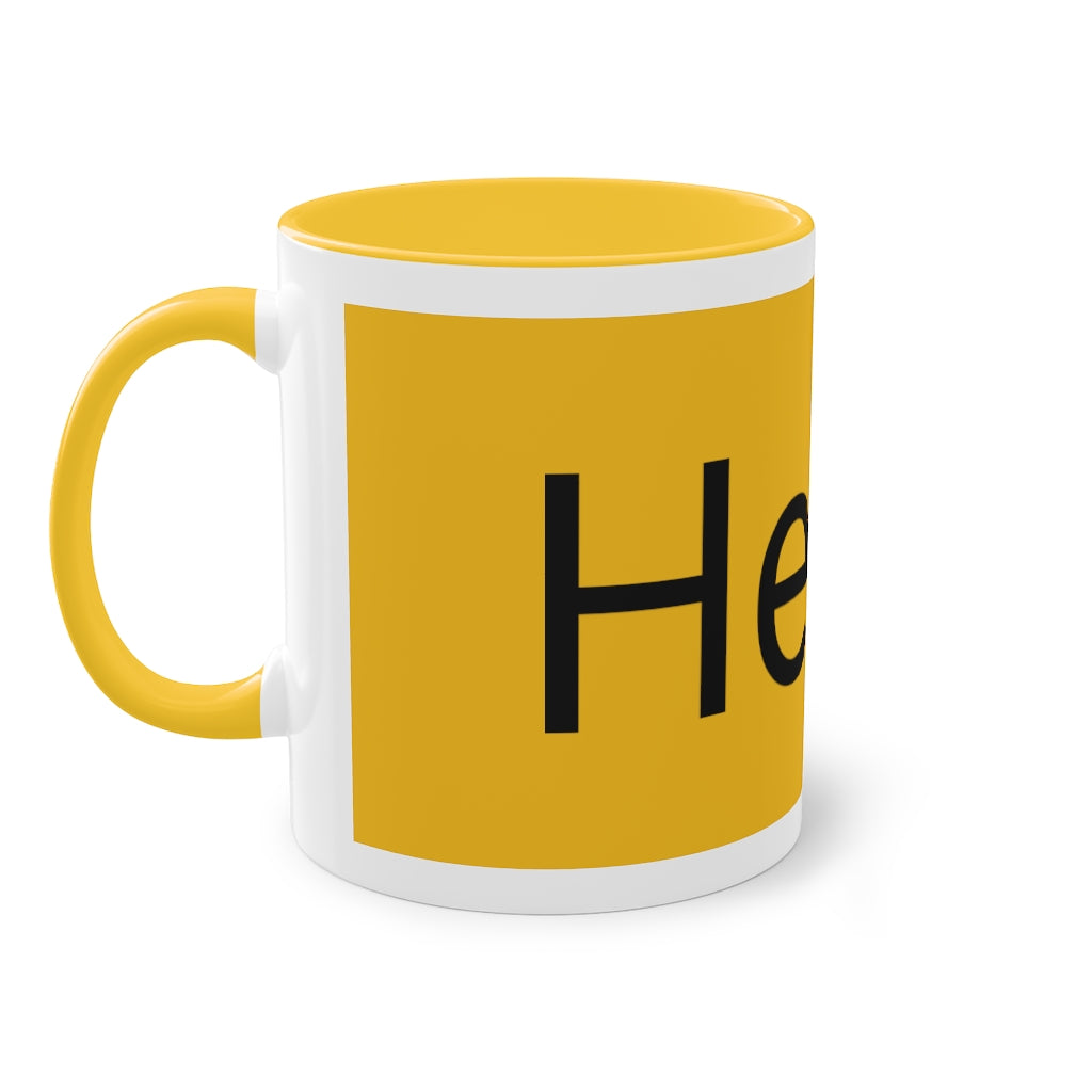 Two-Tone Coffee Mug, 11oz
