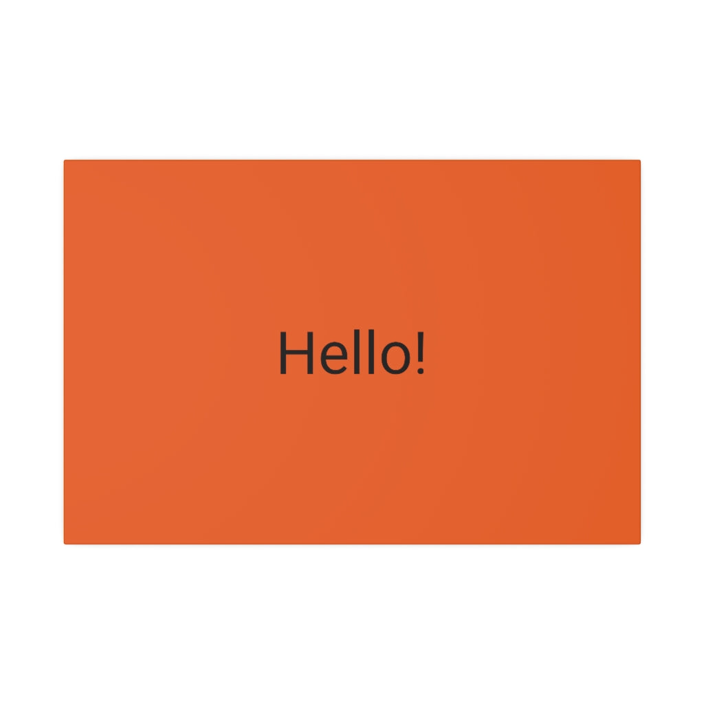 Matte Canvas, Stretched