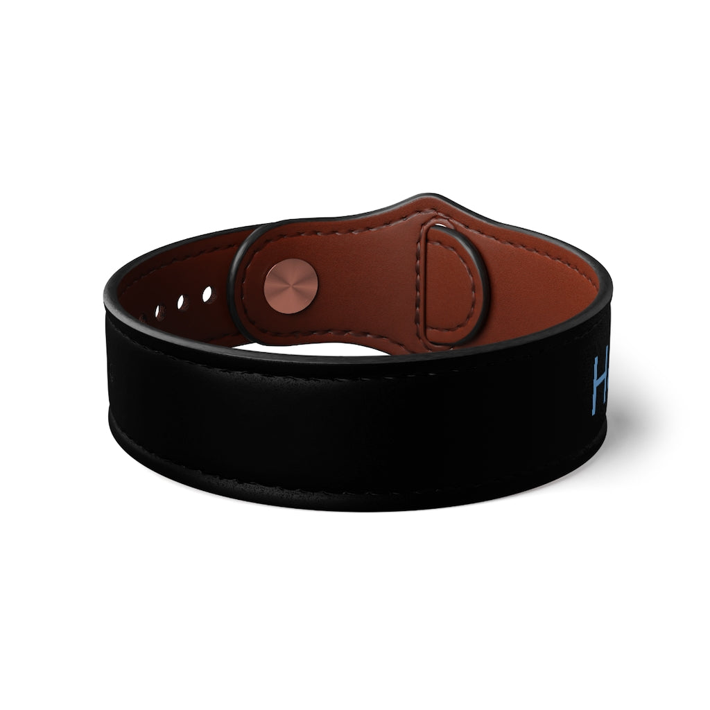 Vegan Leather Wristband