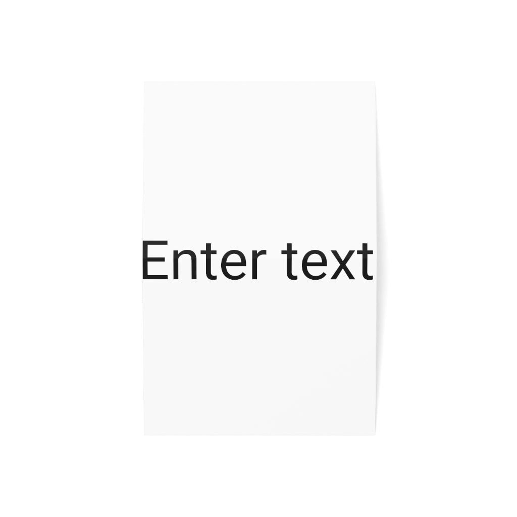 Folded Greeting Cards (1, 10, 30, and 50pcs)