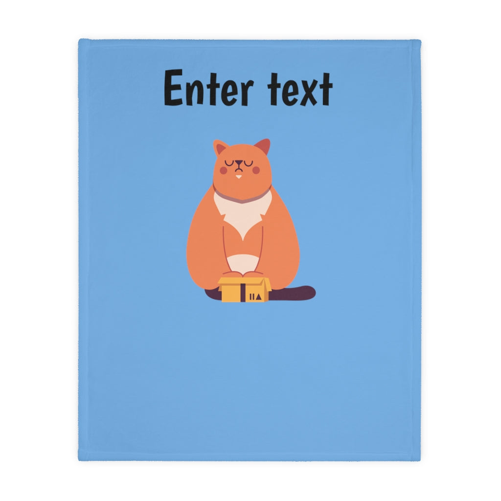 Velveteen Minky Blanket (Two-sided print)