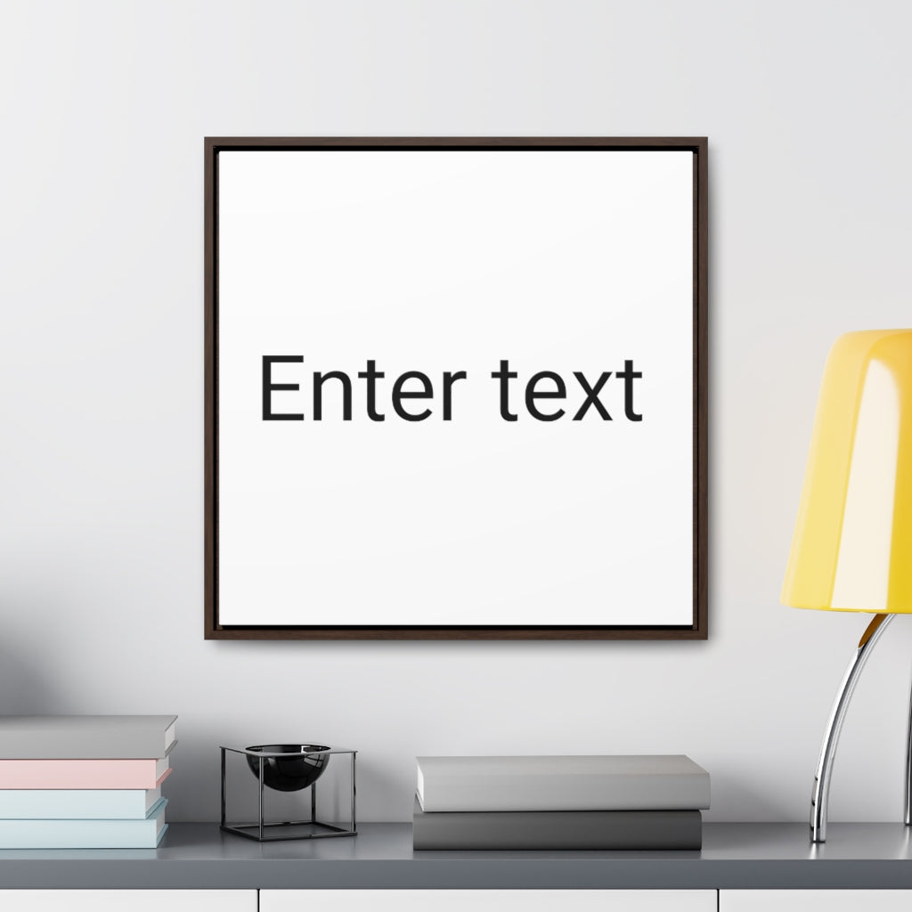 Copy of Gallery Canvas Wraps, Square Frame