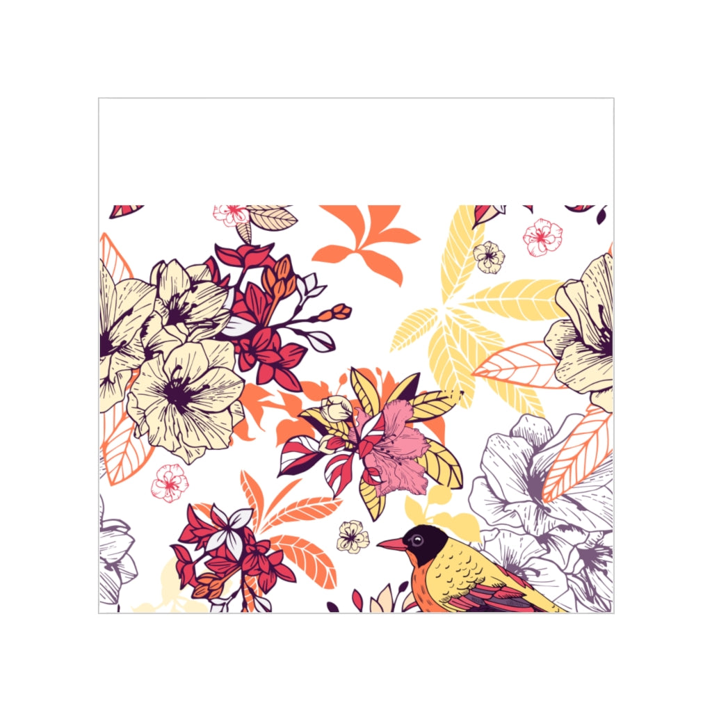 Transparent Outdoor Stickers, Square