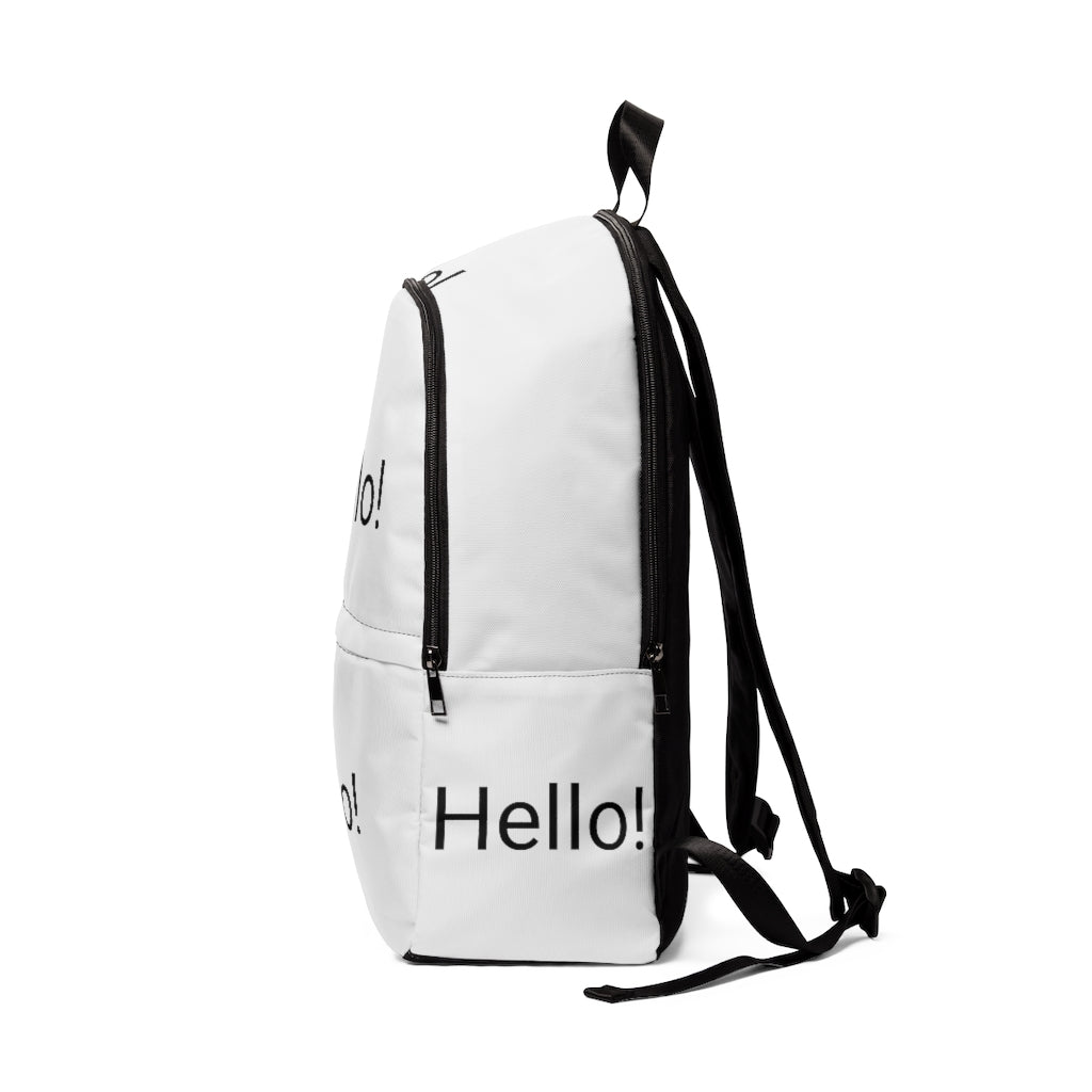 Unisex Fabric Backpack