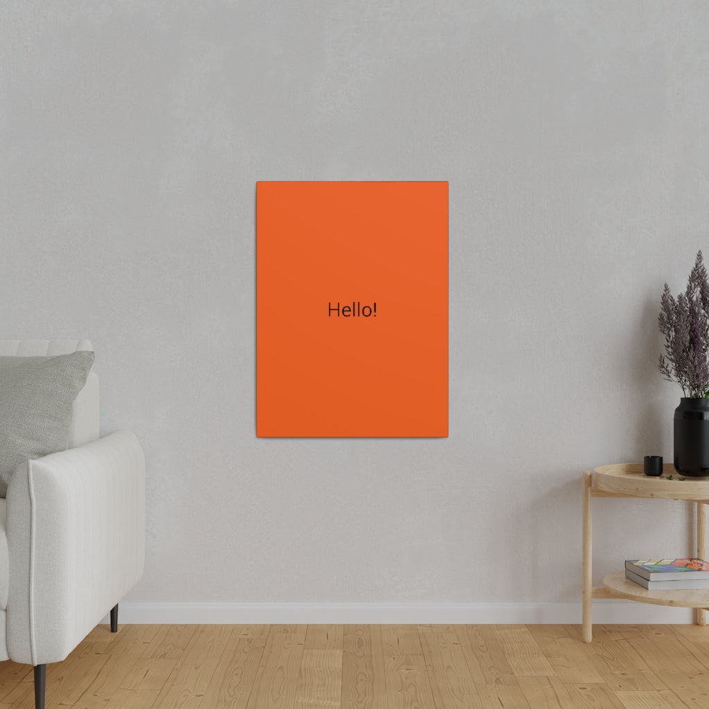 Matte Canvas, Stretched