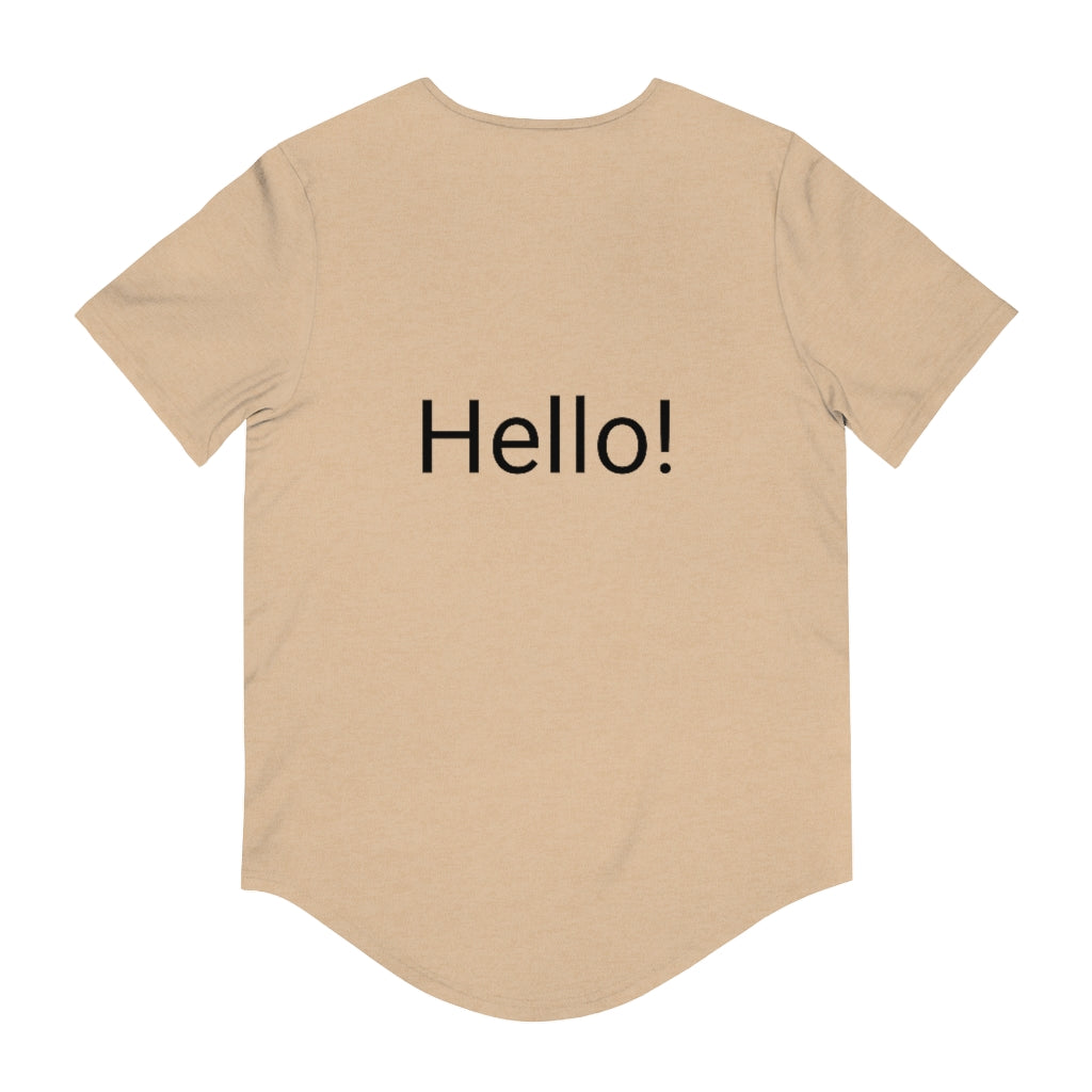 Men's Jersey Curved Hem Tee