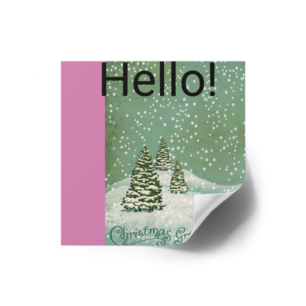 Laminate Stickers, Square