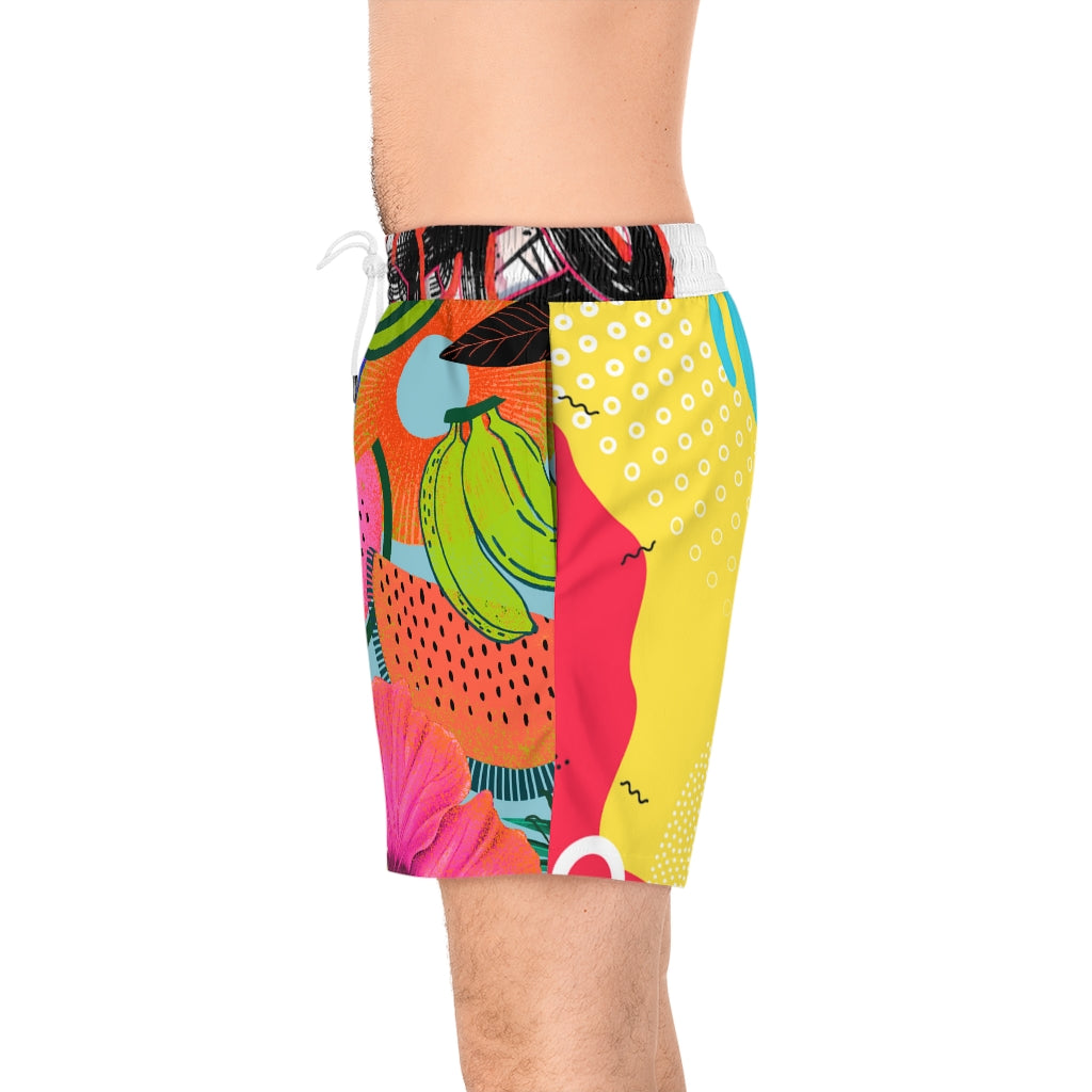 Men's Mid-Length Swim Shorts (AOP)