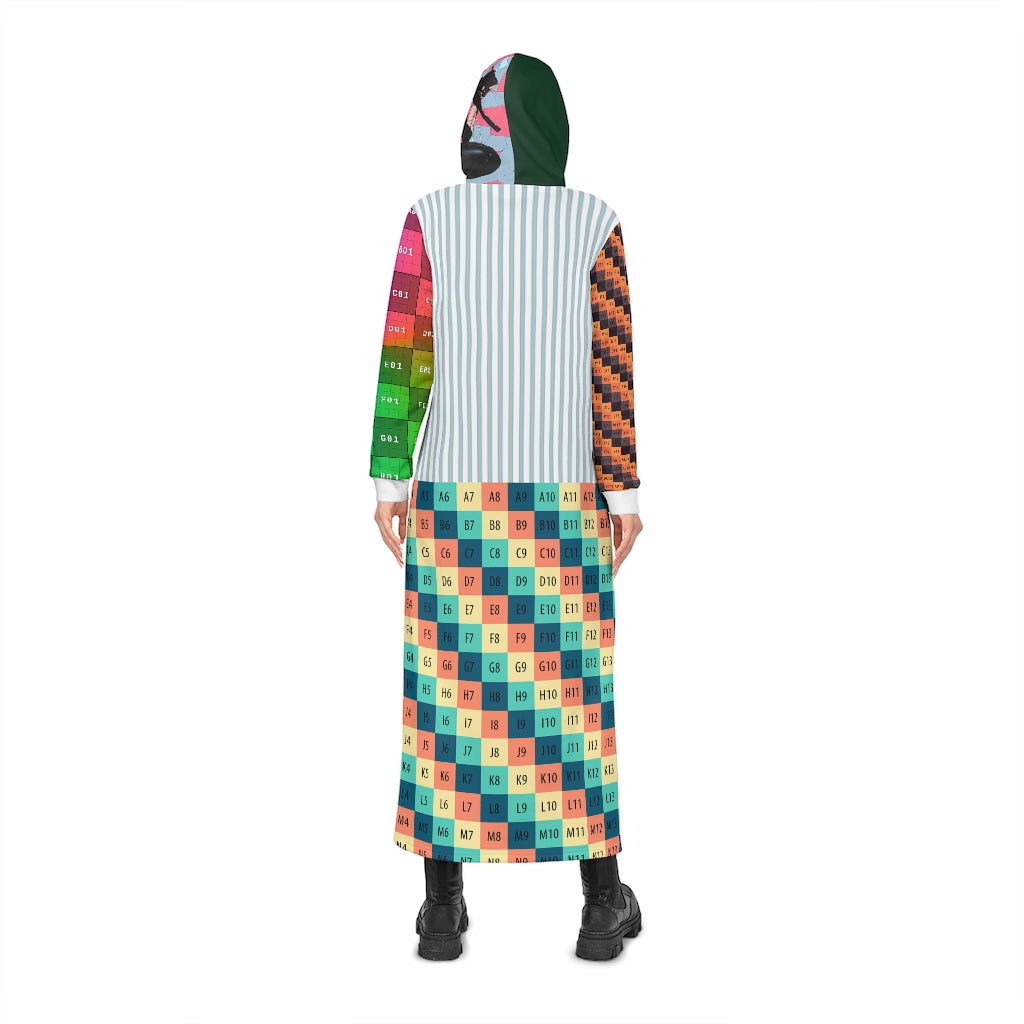 Long Hoodie Dress (AOP)