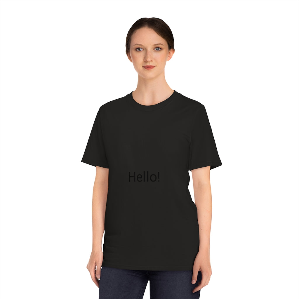 Unisex Organic Short Sleeve Tee