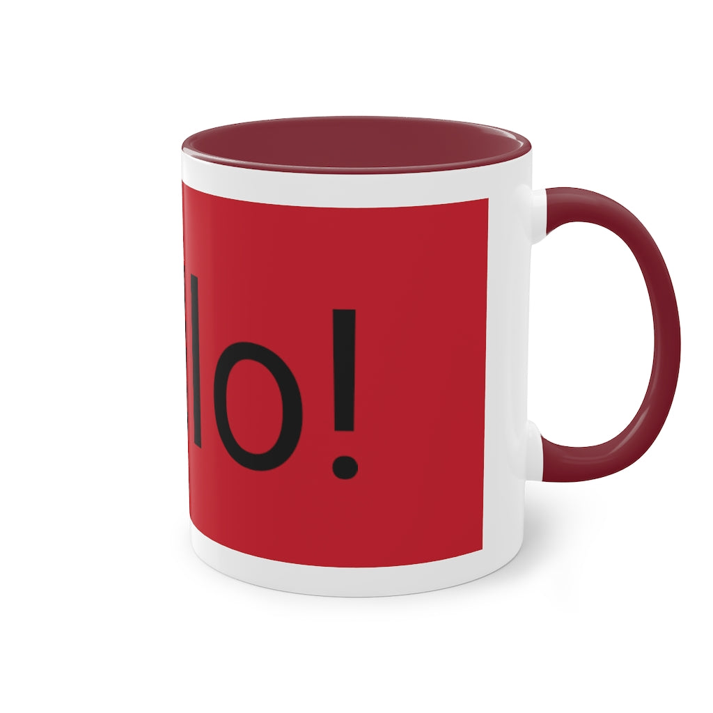 Two-Tone Coffee Mug, 11oz