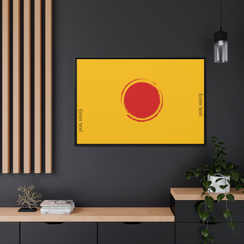 Matte Canvas, Black Frame