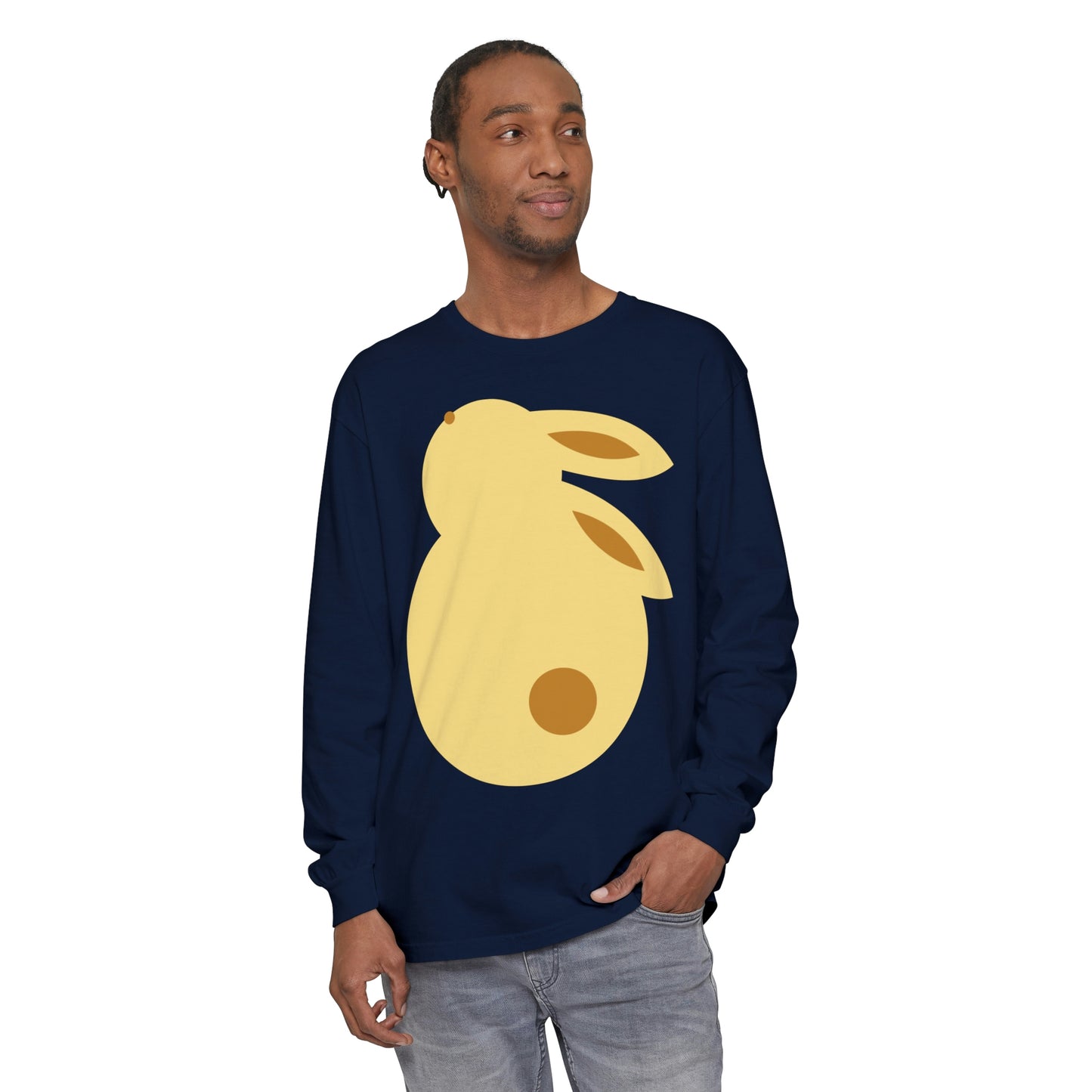 Unisex Garment-dyed Long Sleeve T-Shirt