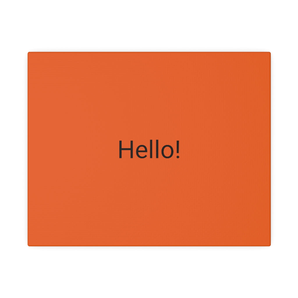 Matte Canvas, Stretched