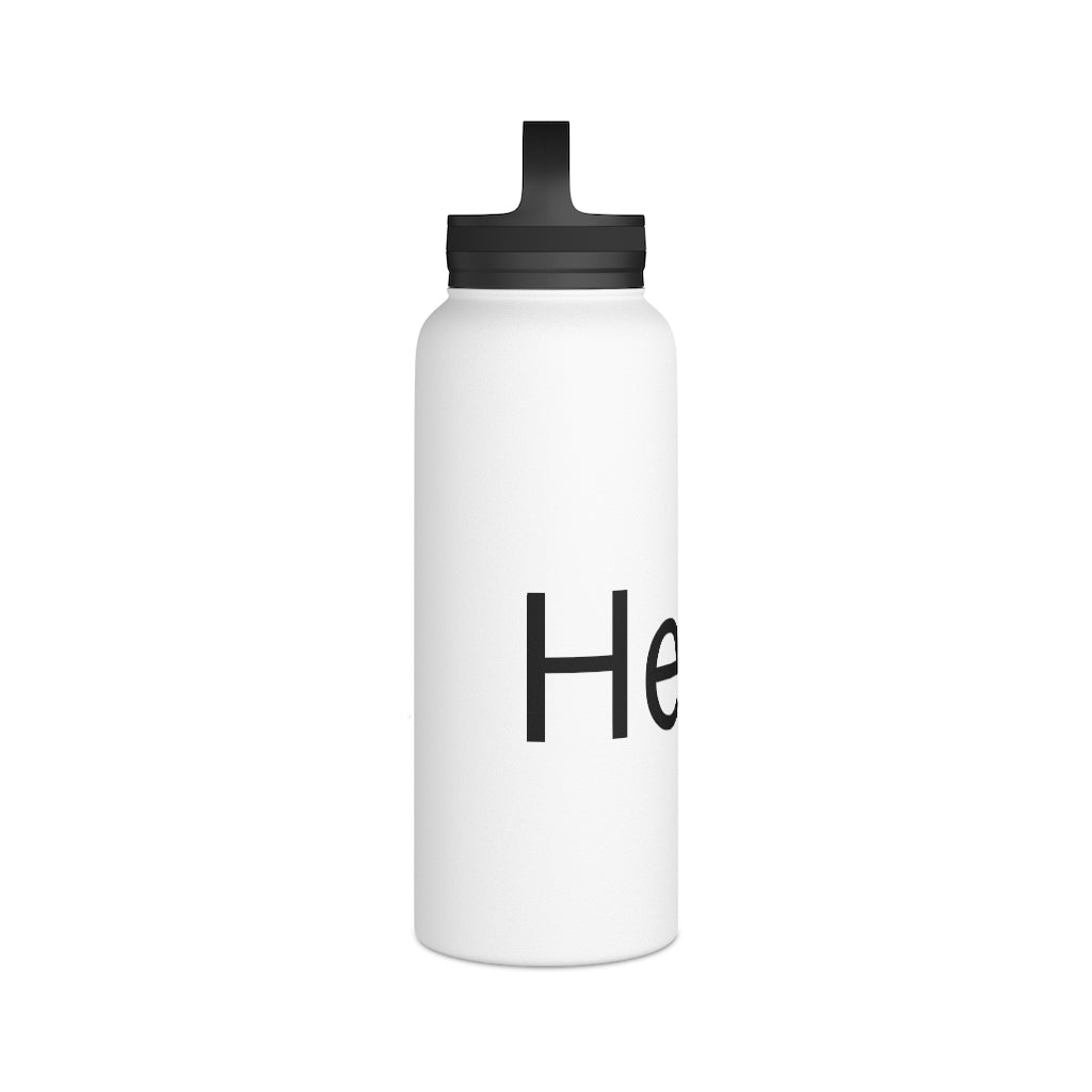 Stainless Steel Water Bottle, Handle Lid