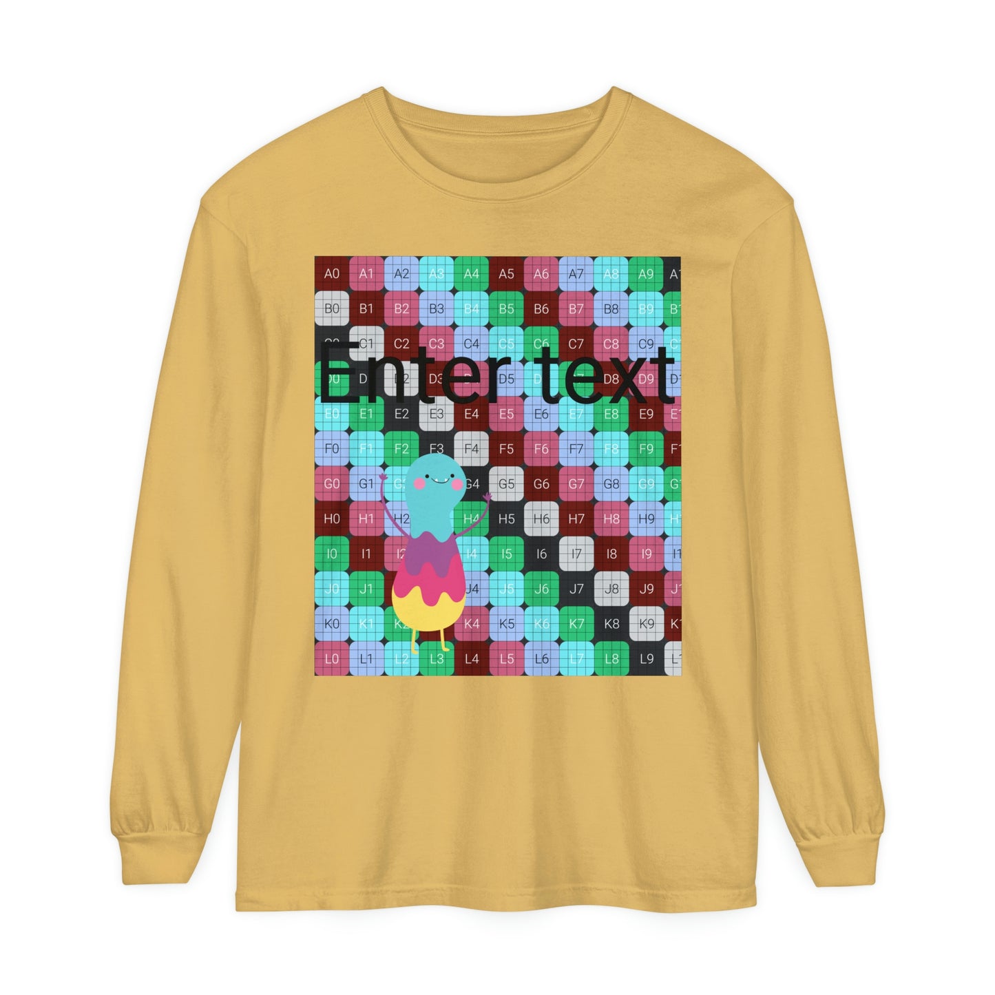 Unisex Garment-dyed Long Sleeve T-Shirt