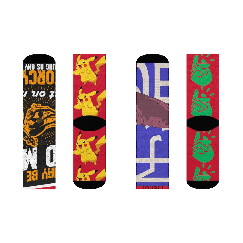 Sublimation Crew Socks