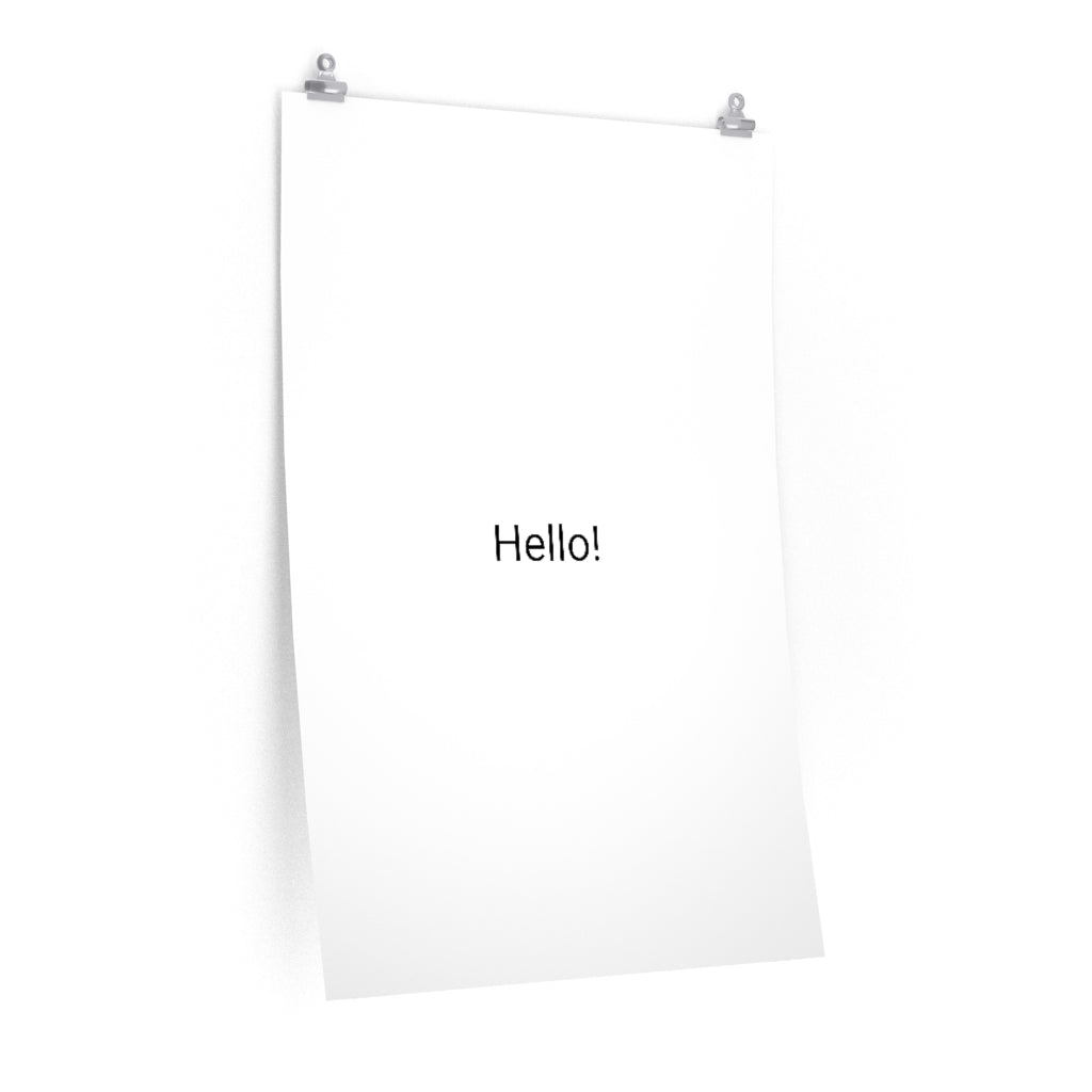 Premium Matte vertical posters