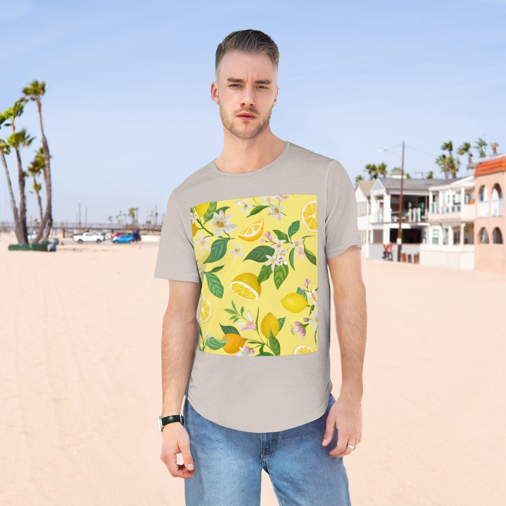 Men's Jersey Curved Hem Tee