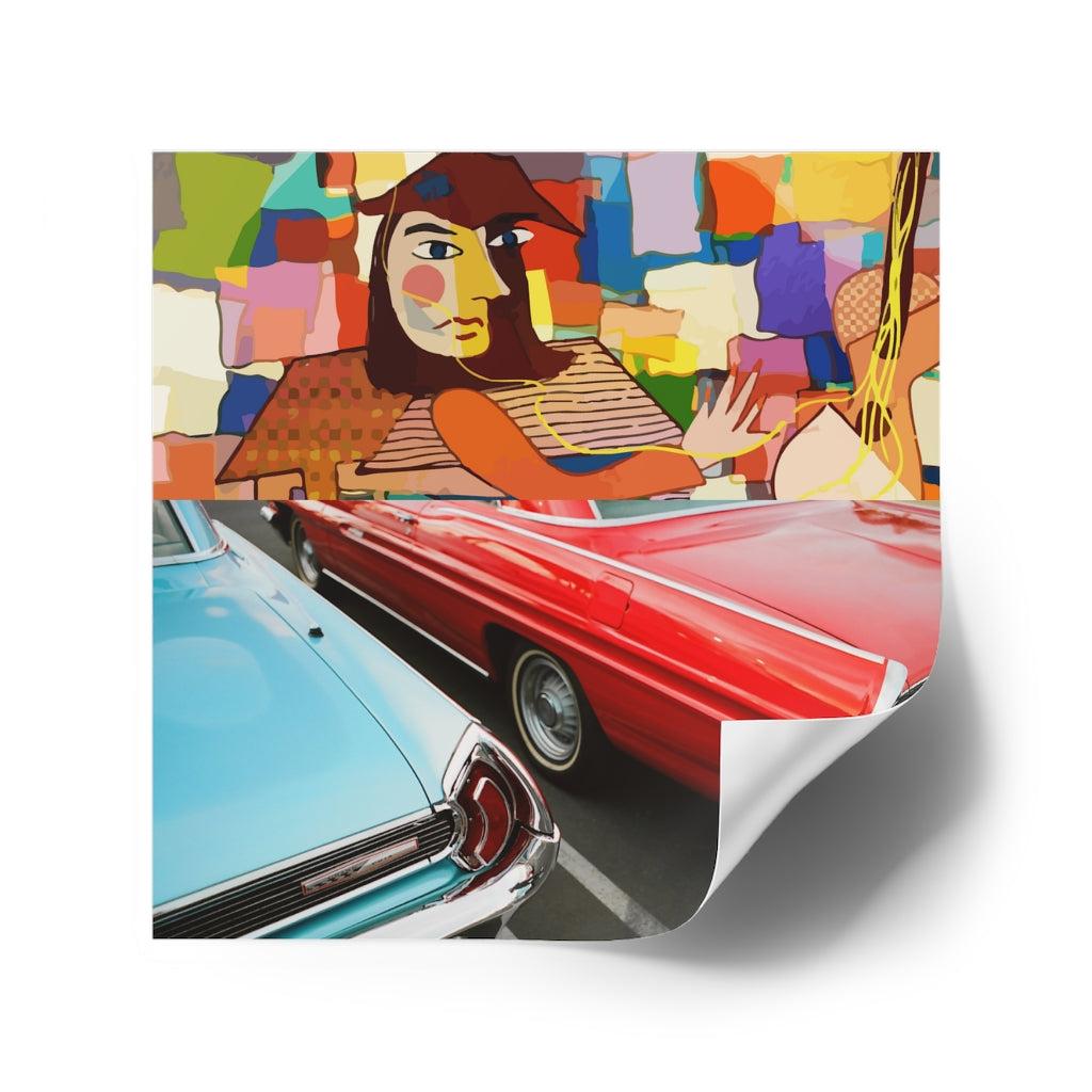 Laminate Stickers, Square