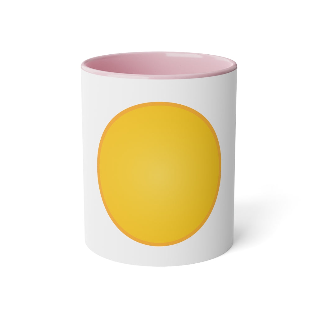 White Accent Mug, 11oz