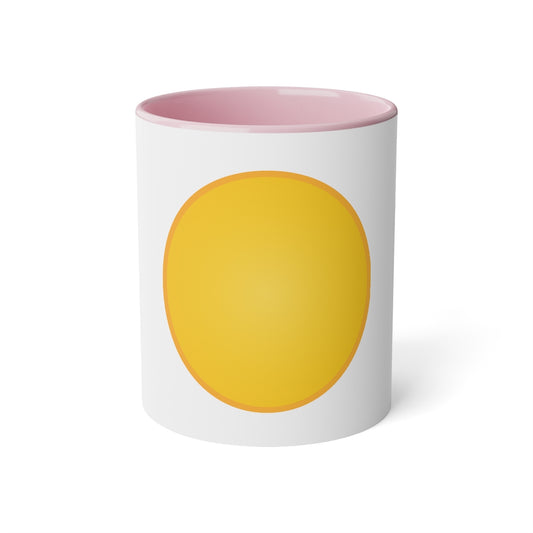 White Accent Mug, 11oz