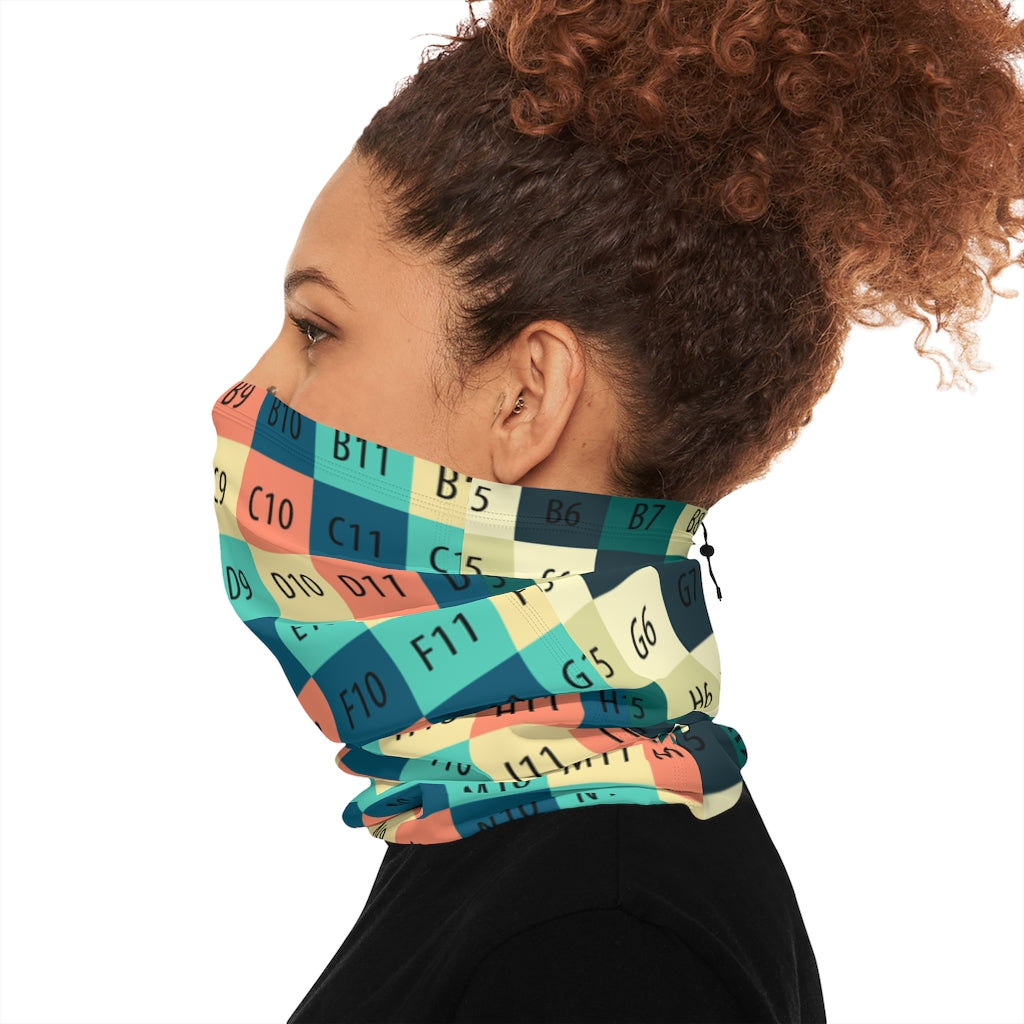 Winter Neck Gaiter With Drawstring