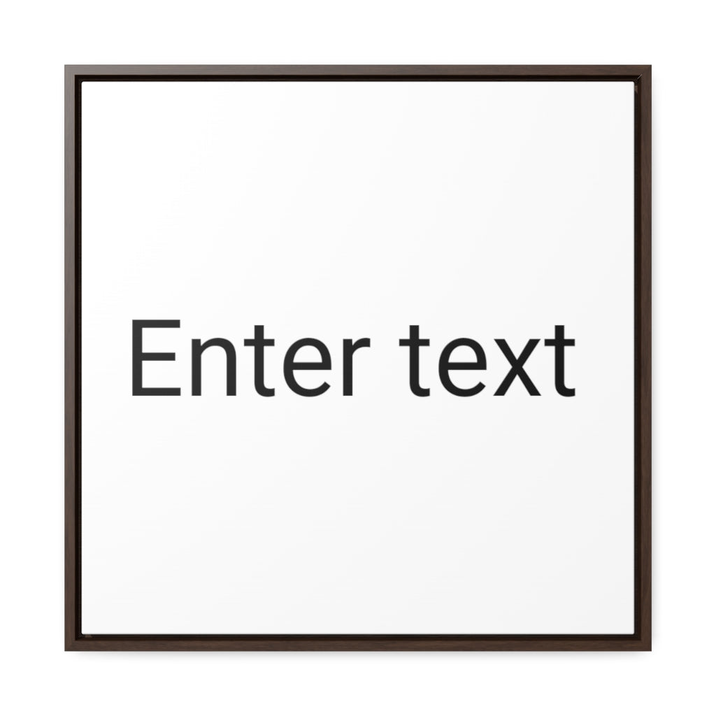 Copy of Gallery Canvas Wraps, Square Frame