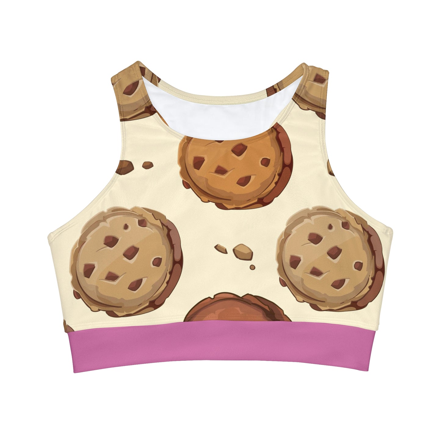 High Neck Crop Bikini Top