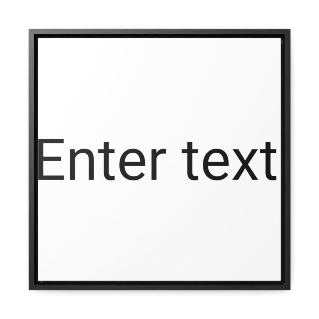 Gallery Canvas Wraps, Square Frame