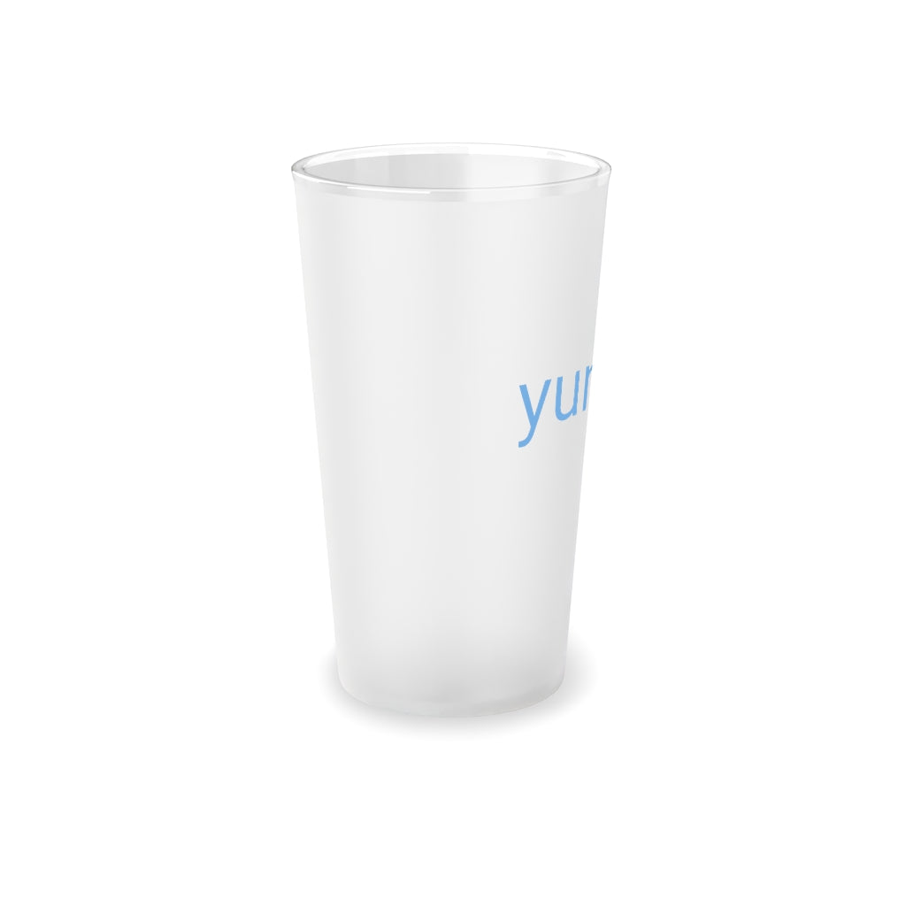 Frosted Pint Glass, 16oz