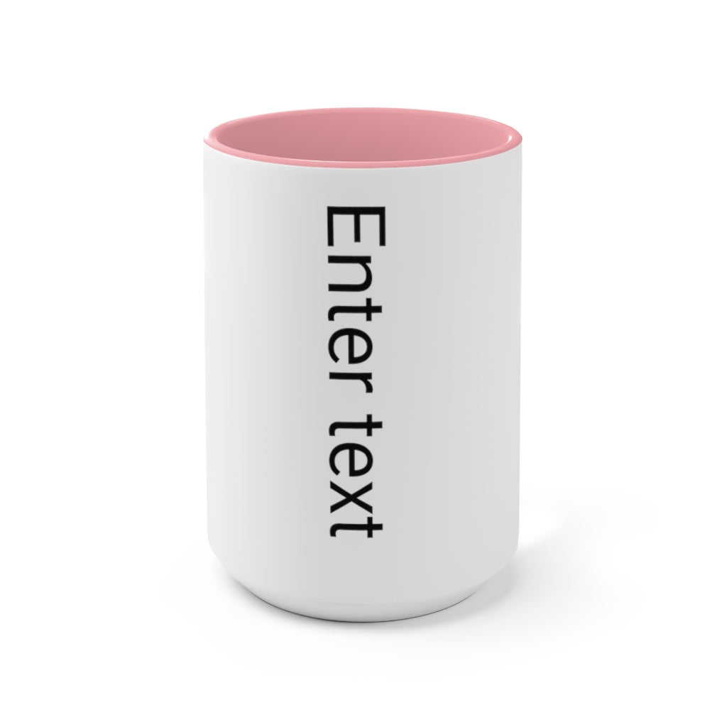 Two-Tone Coffee Mugs, 15oz