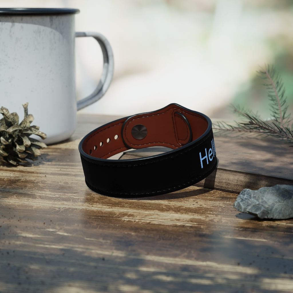 Vegan Leather Wristband