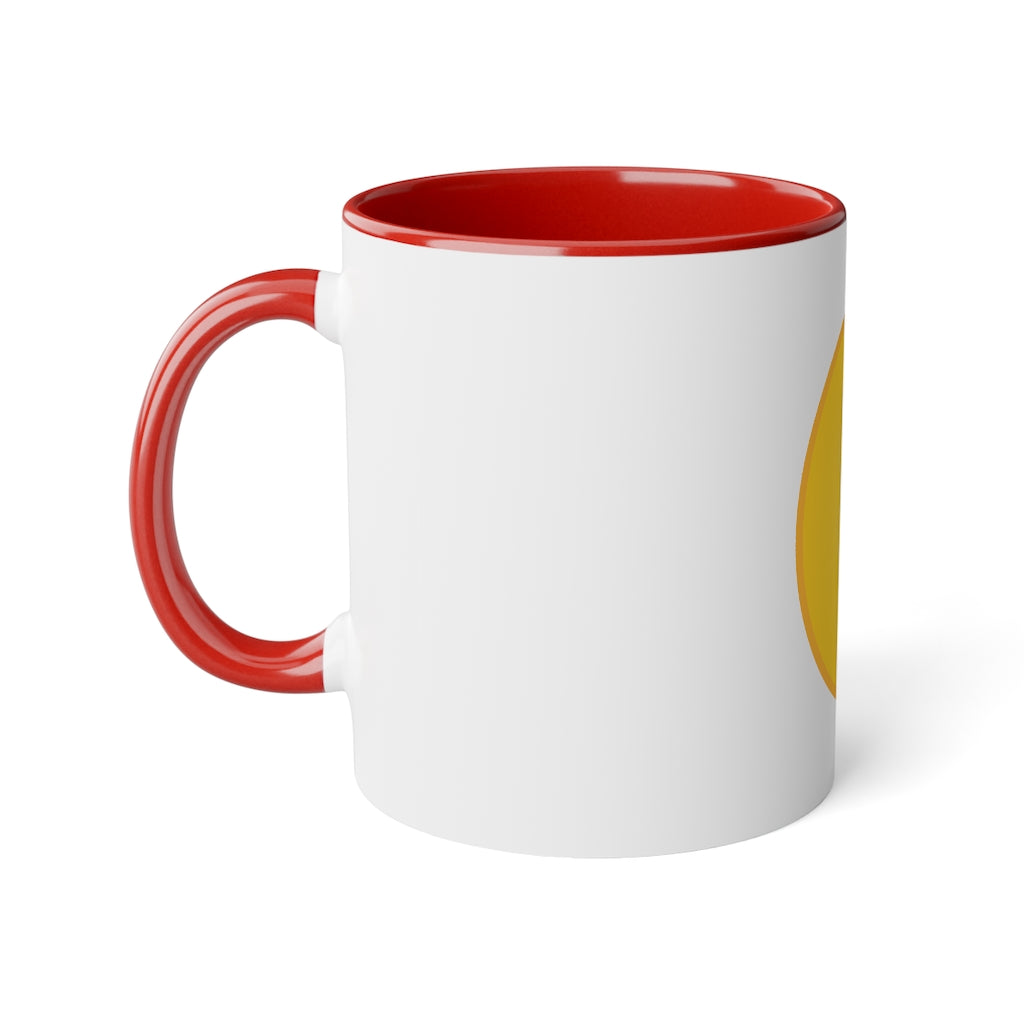 White Accent Mug, 11oz