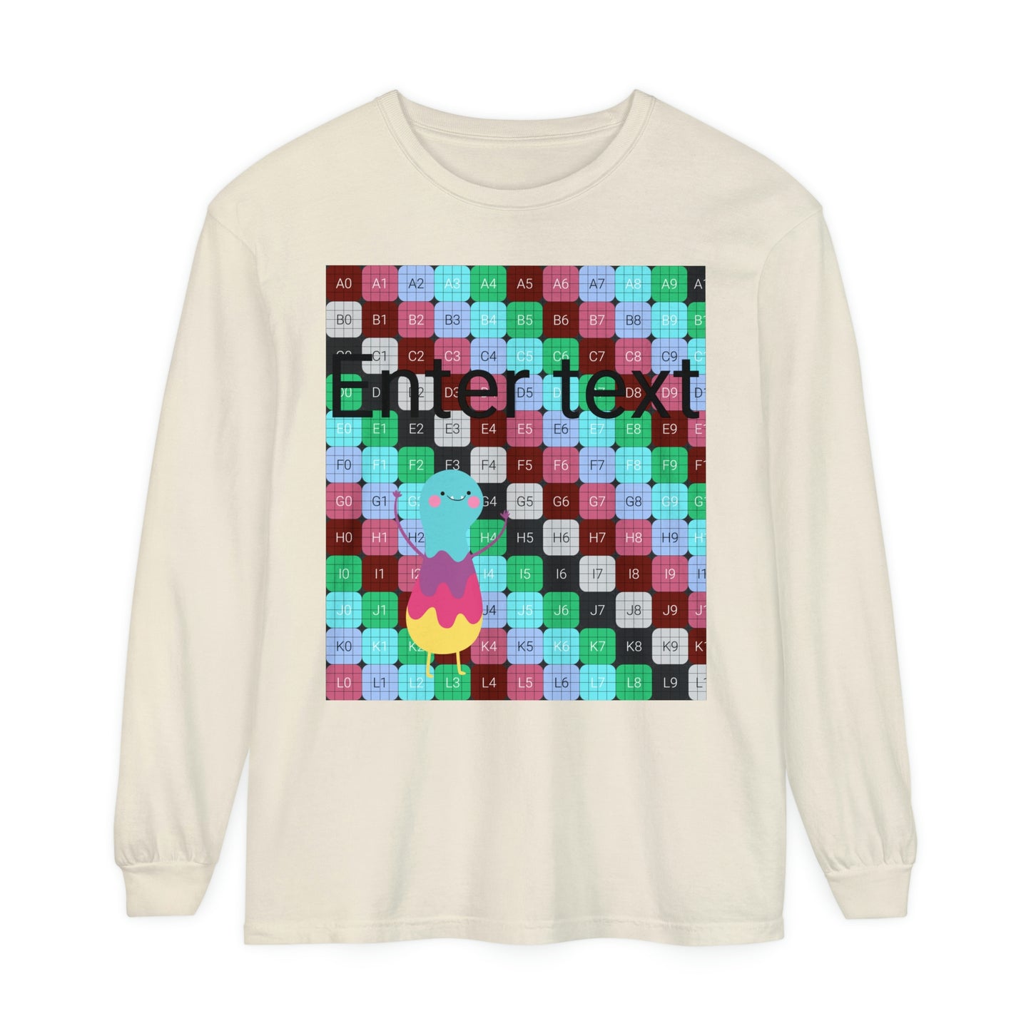 Unisex Garment-dyed Long Sleeve T-Shirt