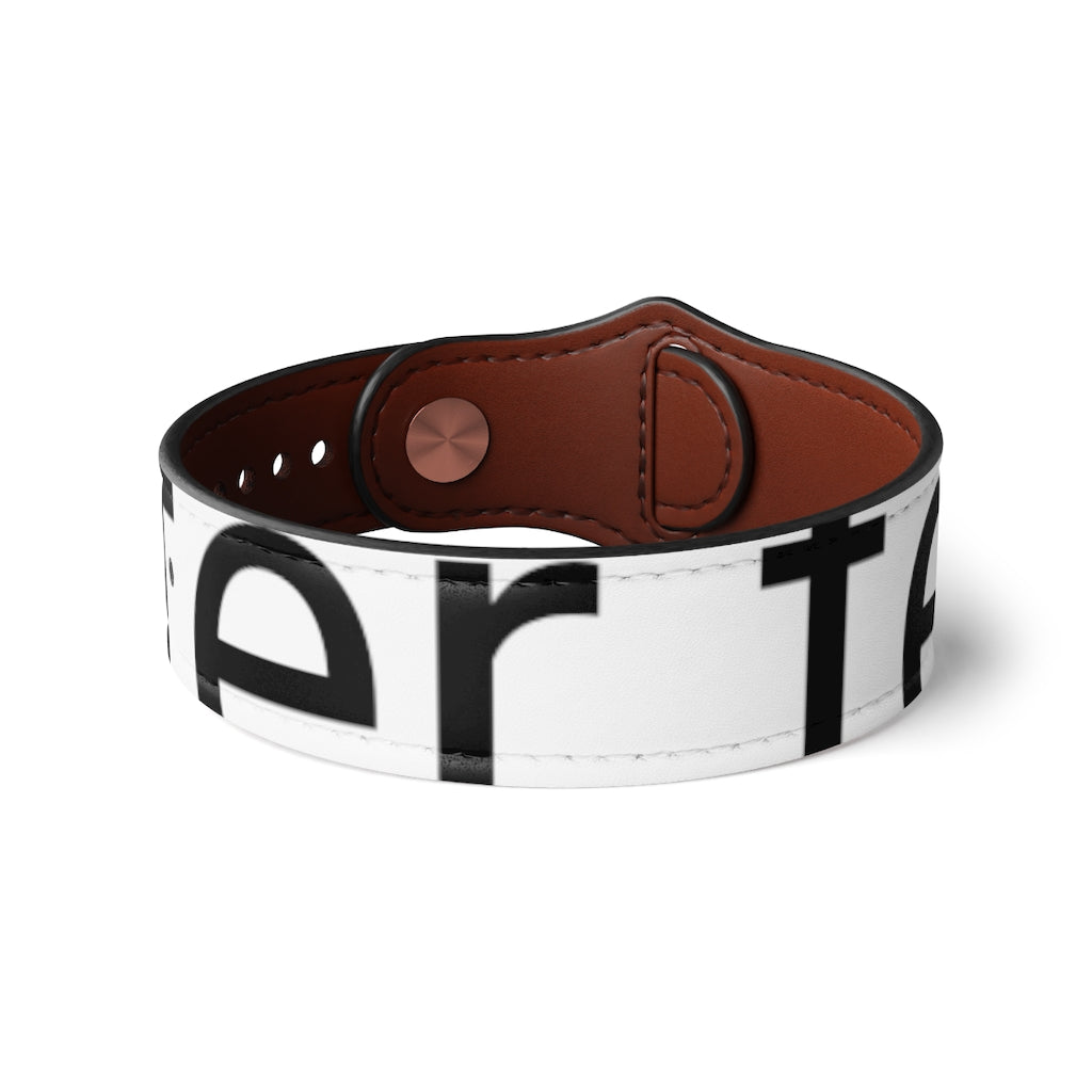 Vegan Leather Wristband