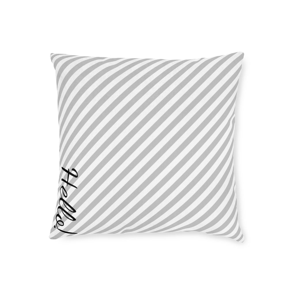 Square Pillow - White Back
