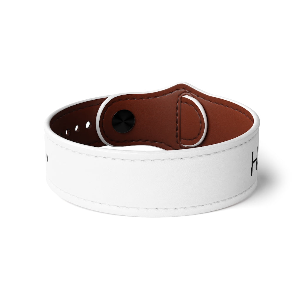 Vegan Leather Wristband