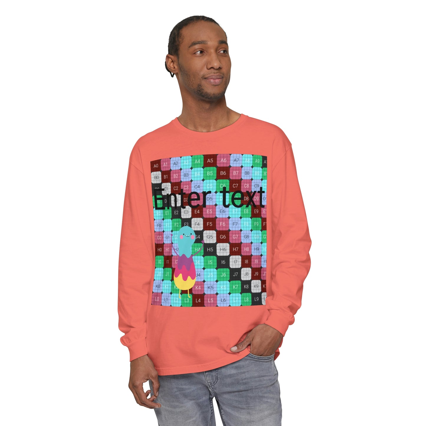 Unisex Garment-dyed Long Sleeve T-Shirt