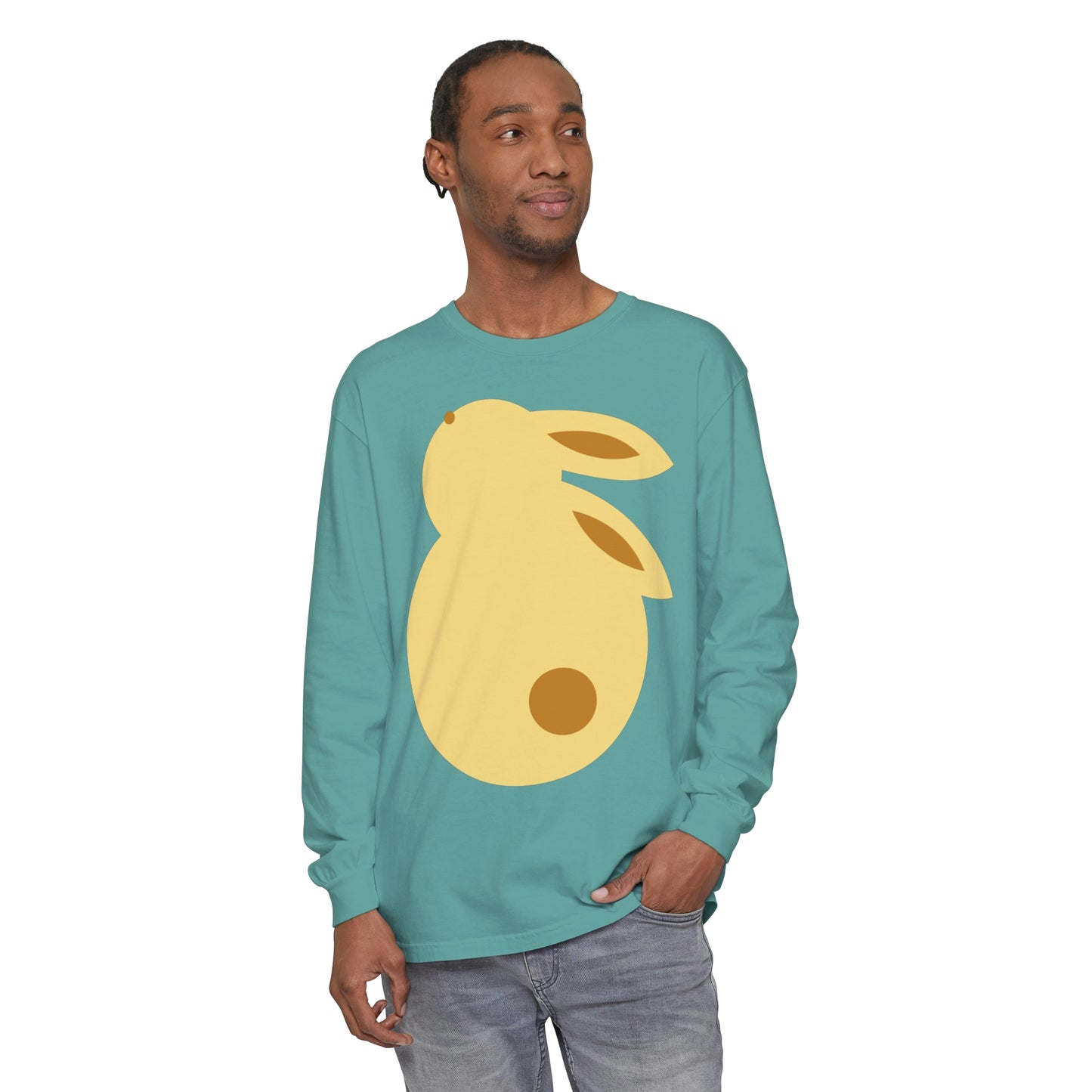 Unisex Garment-dyed Long Sleeve T-Shirt