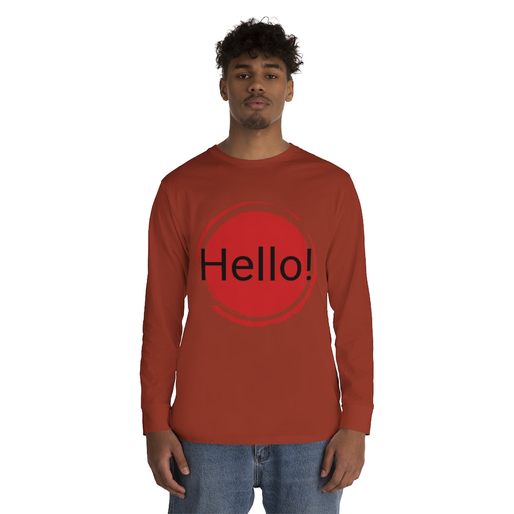 Unisex Long Sleeve Crewneck Tee