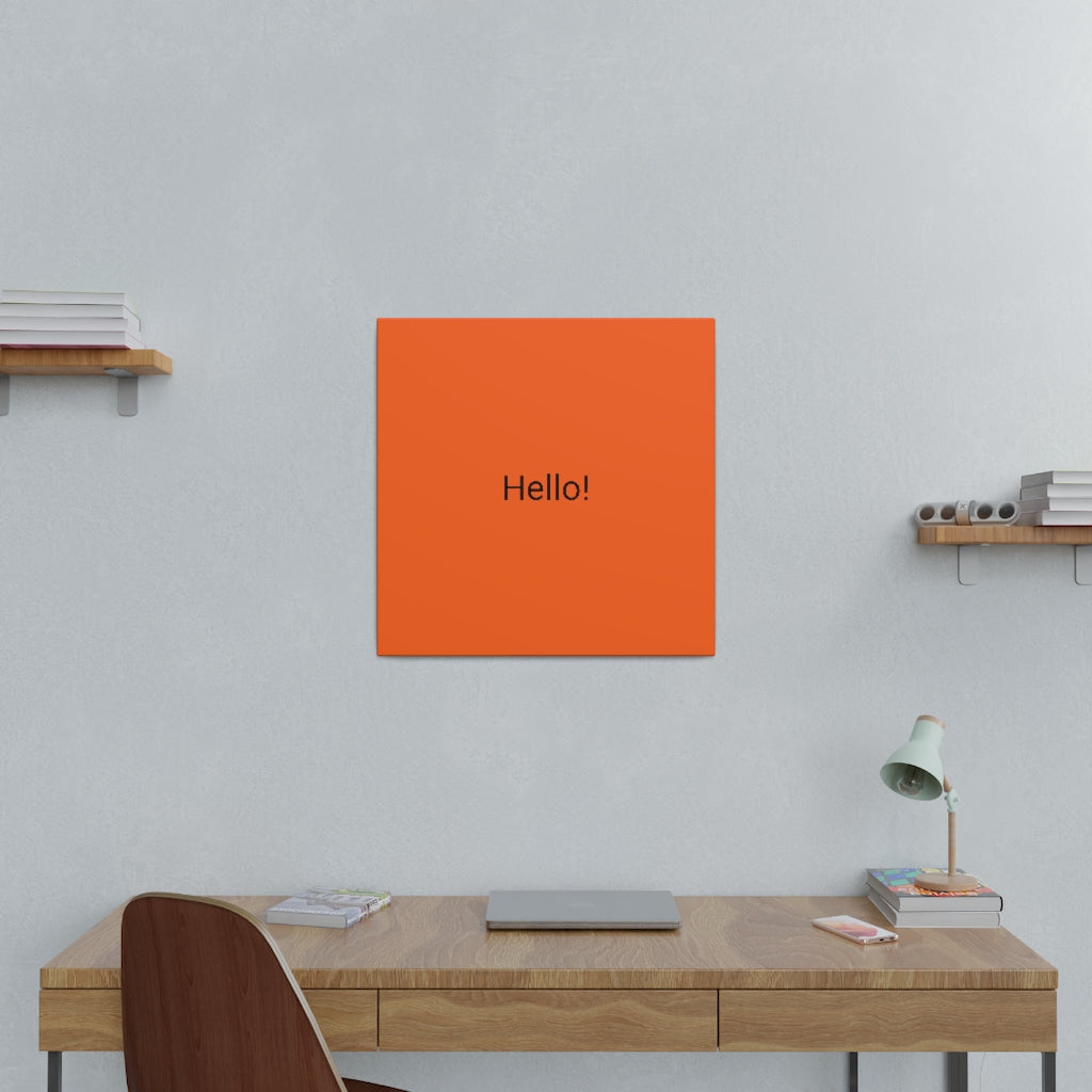 Matte Canvas, Stretched